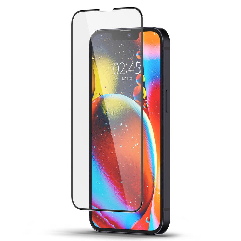 Spigen Glas.tR Slim pro iPhone 13 13 Pro 14 16e černý - náhled 2