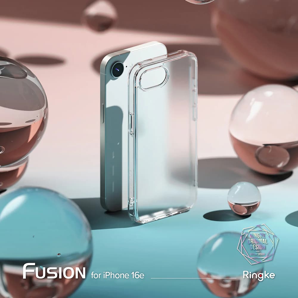 Ringke Fusion pouzdro pro iPhone 16e matně průhledné - náhled 2