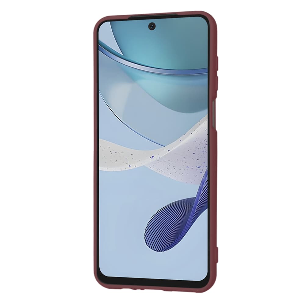 Techsuit SoftFlex Motorola Moto G53 Švestková Červená - náhled 2