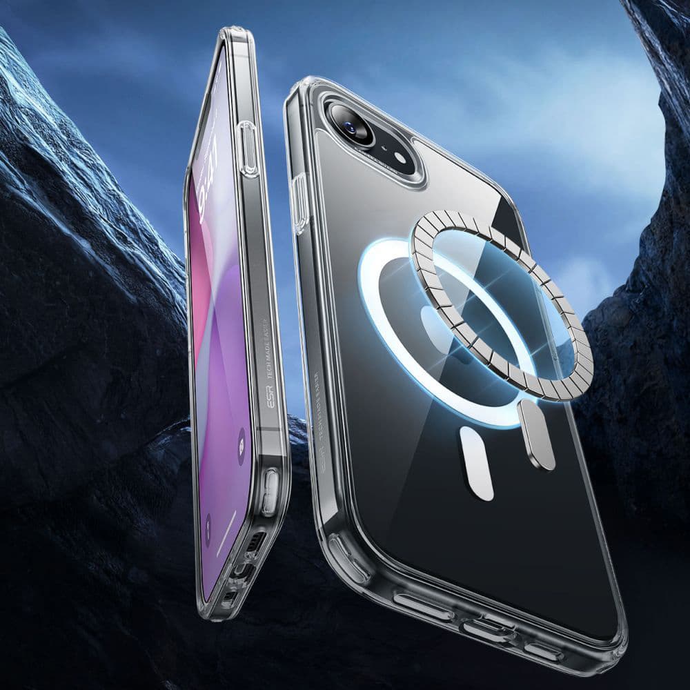 ESR Classic Hybrid HaloLock pro iPhone 16e průhledný - náhled 2