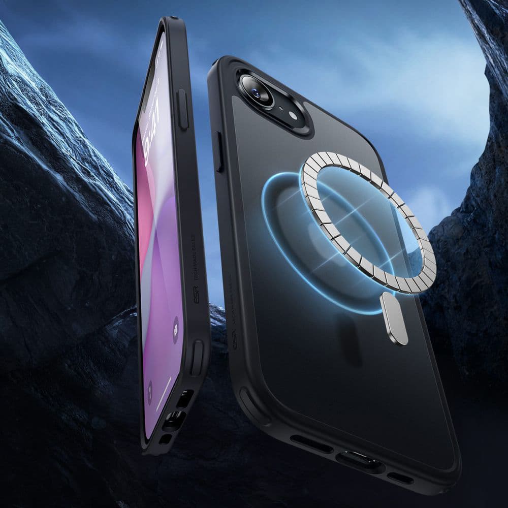 ESR Classic Hybrid HaloLock pro iPhone 16e v matné černé - náhled 2