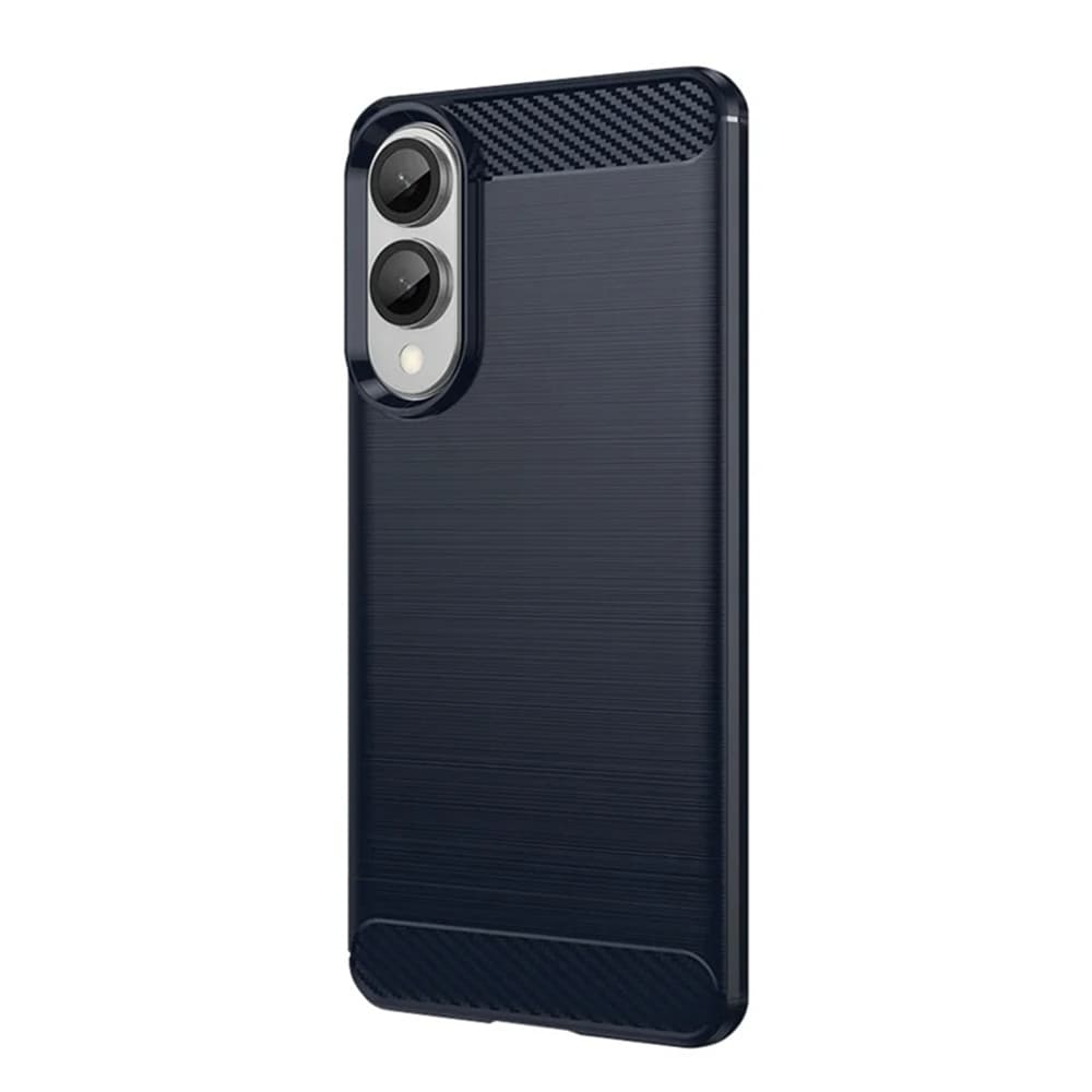 Techsuit Carbon Silicone pro Samsung Galaxy S25 Edge modrý - náhled 2