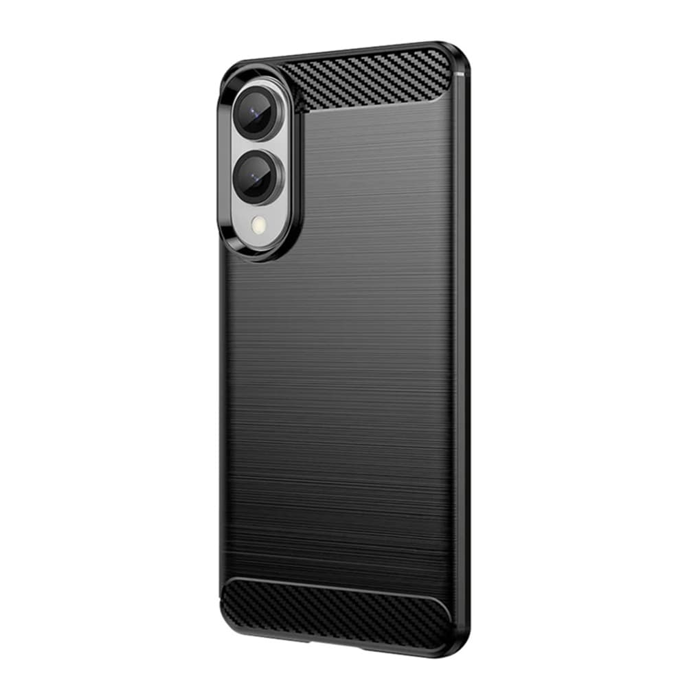 Techsuit Carbon Silicone pro Samsung Galaxy S25 Edge černý - náhled 2