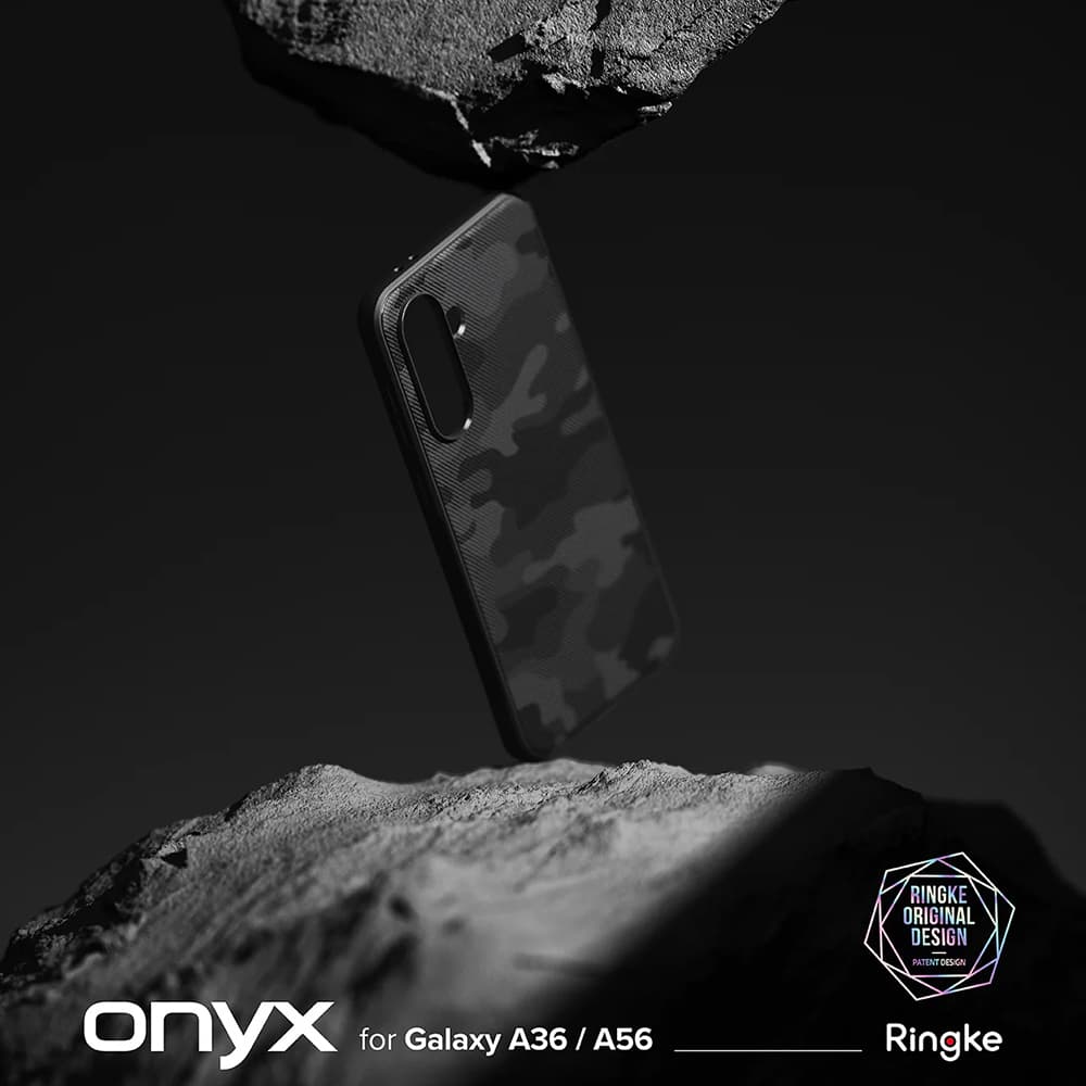 Ringke Onyx Design Samsung Galaxy A36 5G A56 5G maskáčová černá - náhled 2