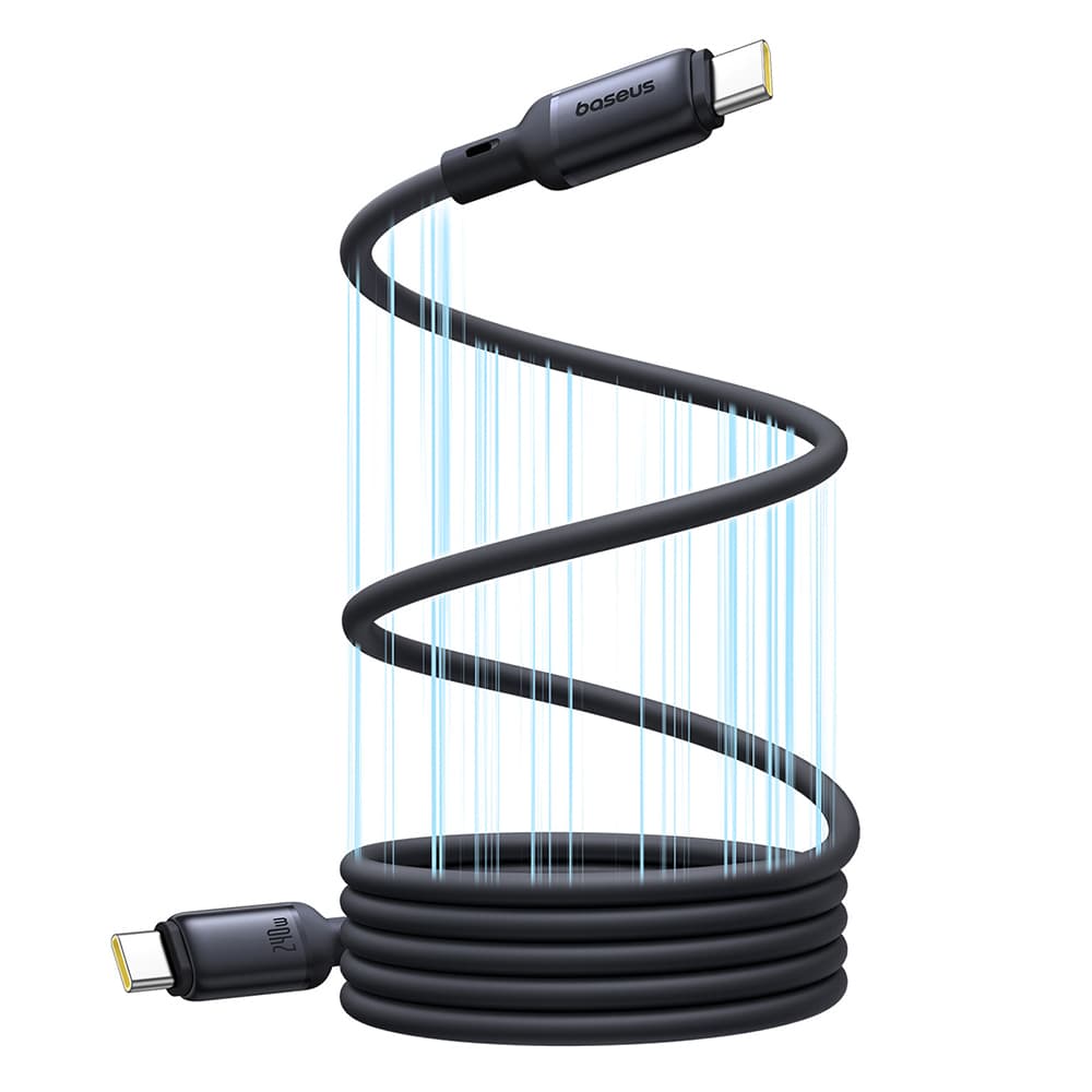 Baseus Data Cable PicoGo magnetický Type-C na Type-C 240W 1m černý - náhled 2