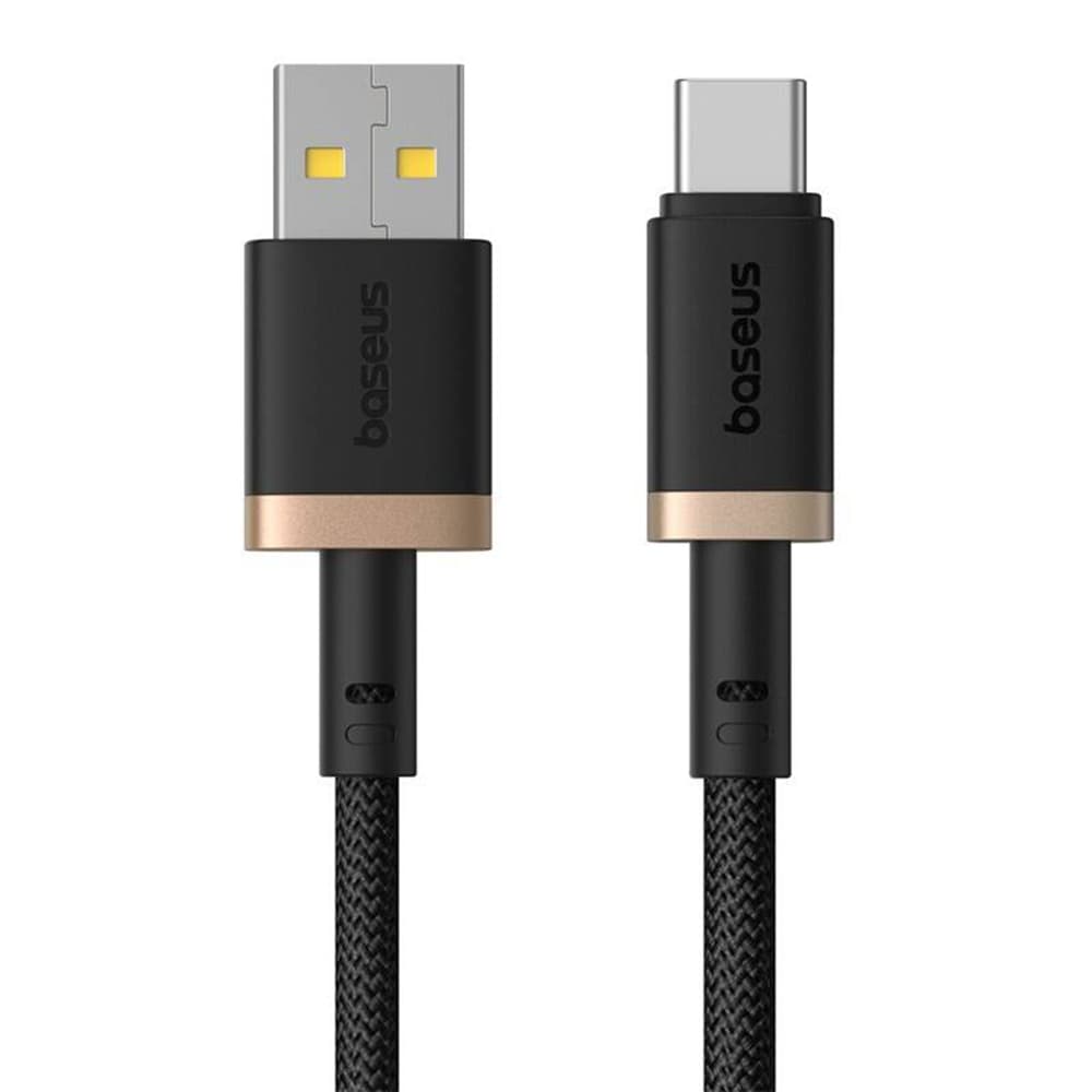 Baseus Data Cable Dura Series USB na Type-C Rychlé nabíjení 60W 2m Zlatá Černá - náhled 2