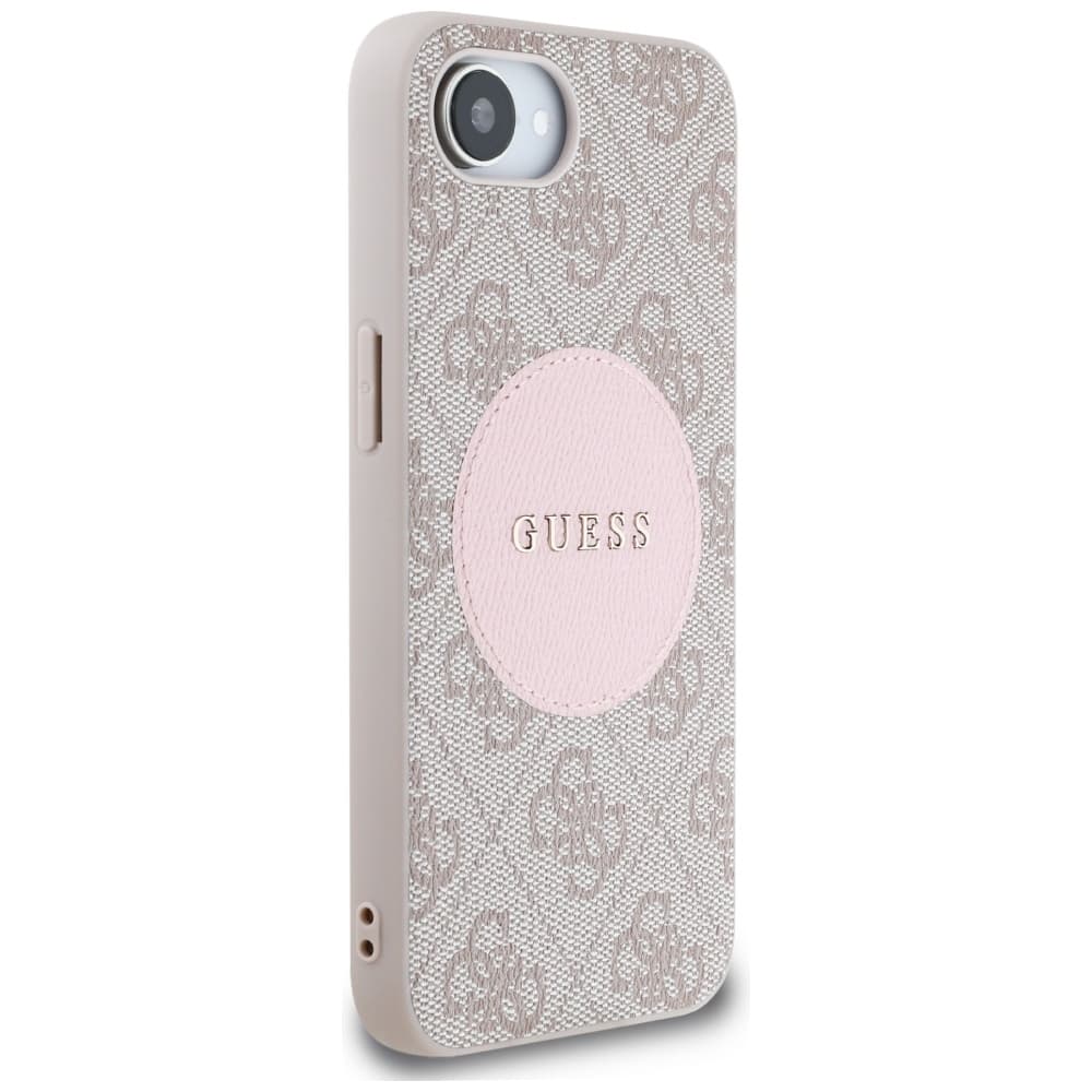 Guess 4G Circle Classic Logo MagSafe iPhone 16e růžová - náhled 2