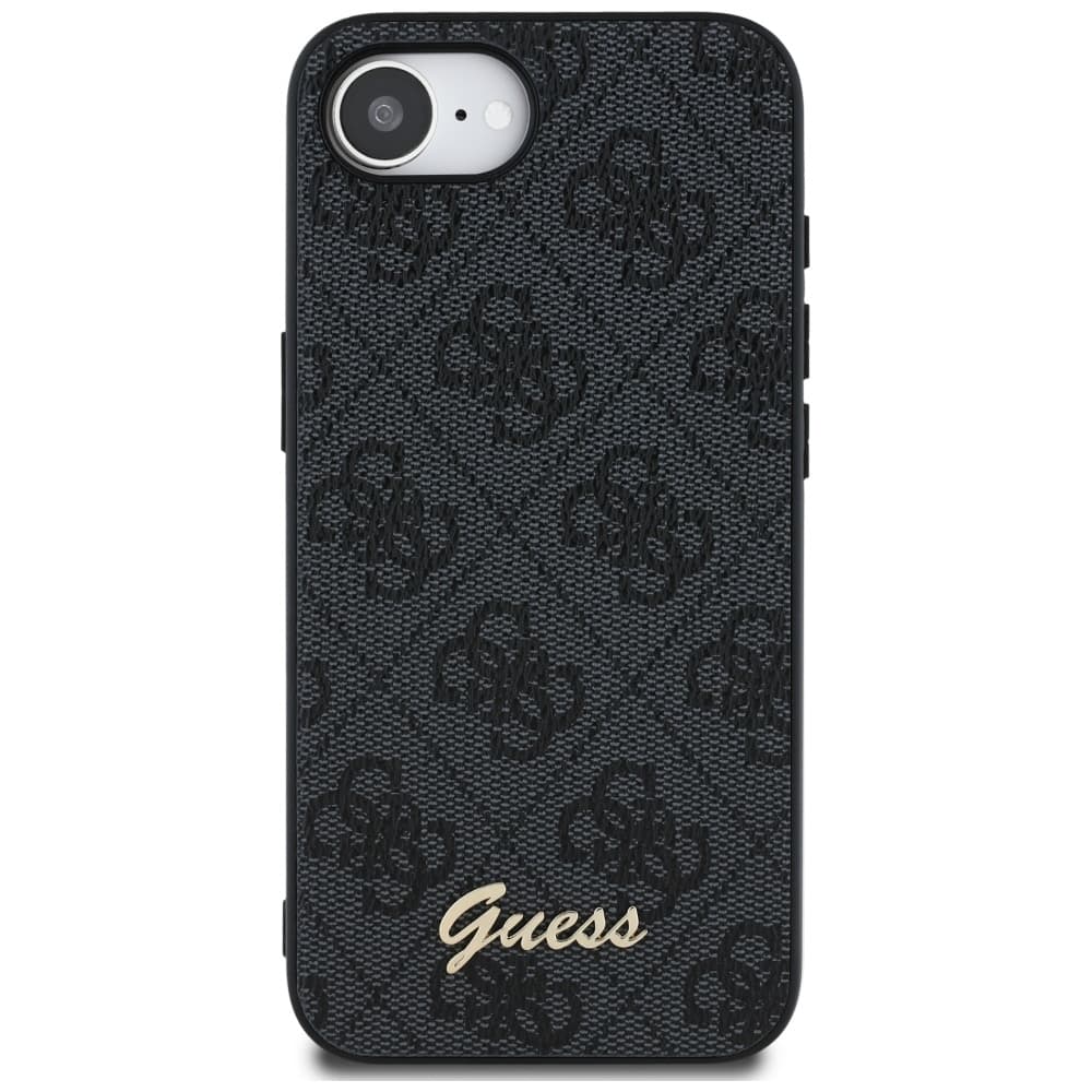 Guess Hardcase 4G Script Logo iPhone 16e černá - náhled 2