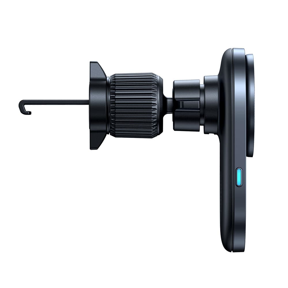 Baseus - bezdrátový držák do auta PrimeTrip VC1 Pro (C40169009123-00) - do mřížky ventilace, Type-C, 15W, Qi2, s chladicím ventilátorem - černý - náhled 2