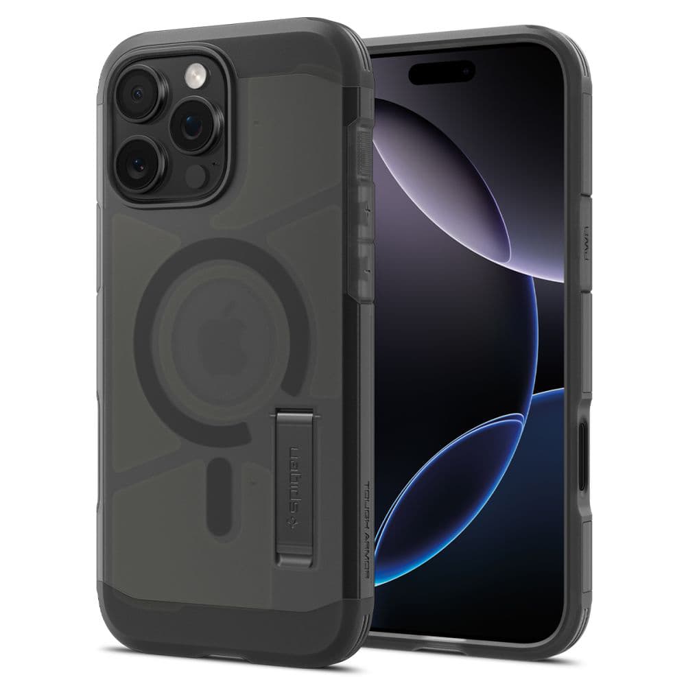 Spigen Tough Armor MagSafe pro iPhone 16 Pro v černé barvě Frost - náhled 2