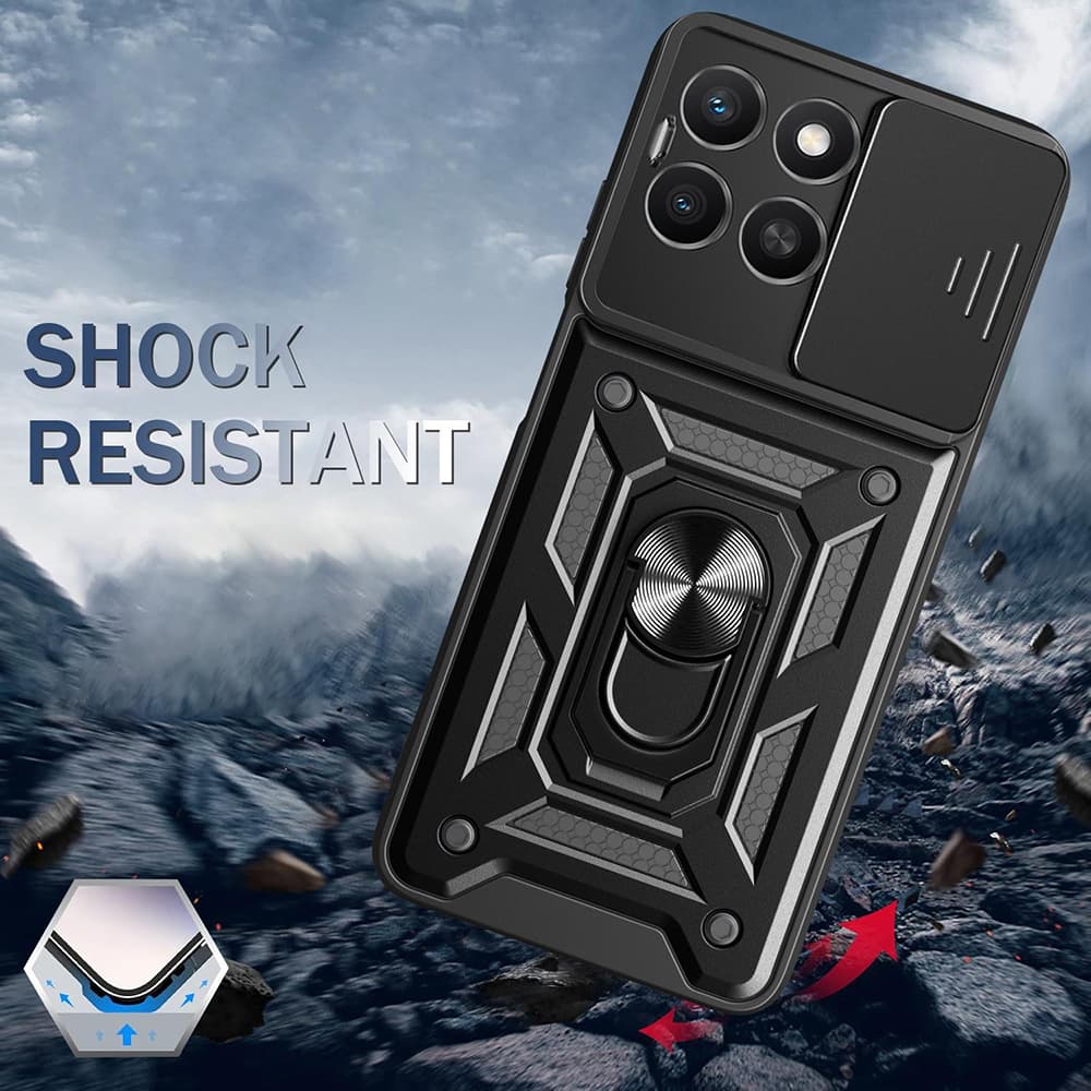 Techsuit CamShield Series Honor X8c modrý - náhled 2