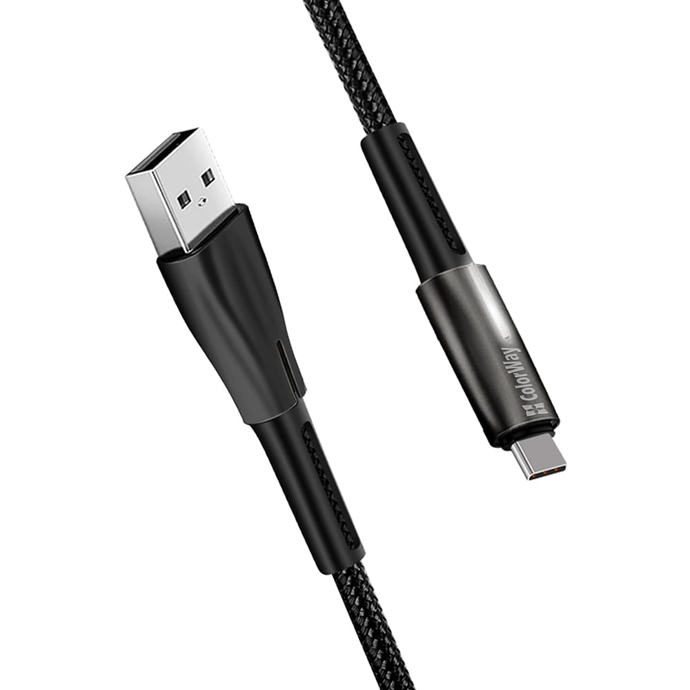 ColorWay Data Cable USB na Type-C Rychlé Nabíjení 1m Černá - náhled 2