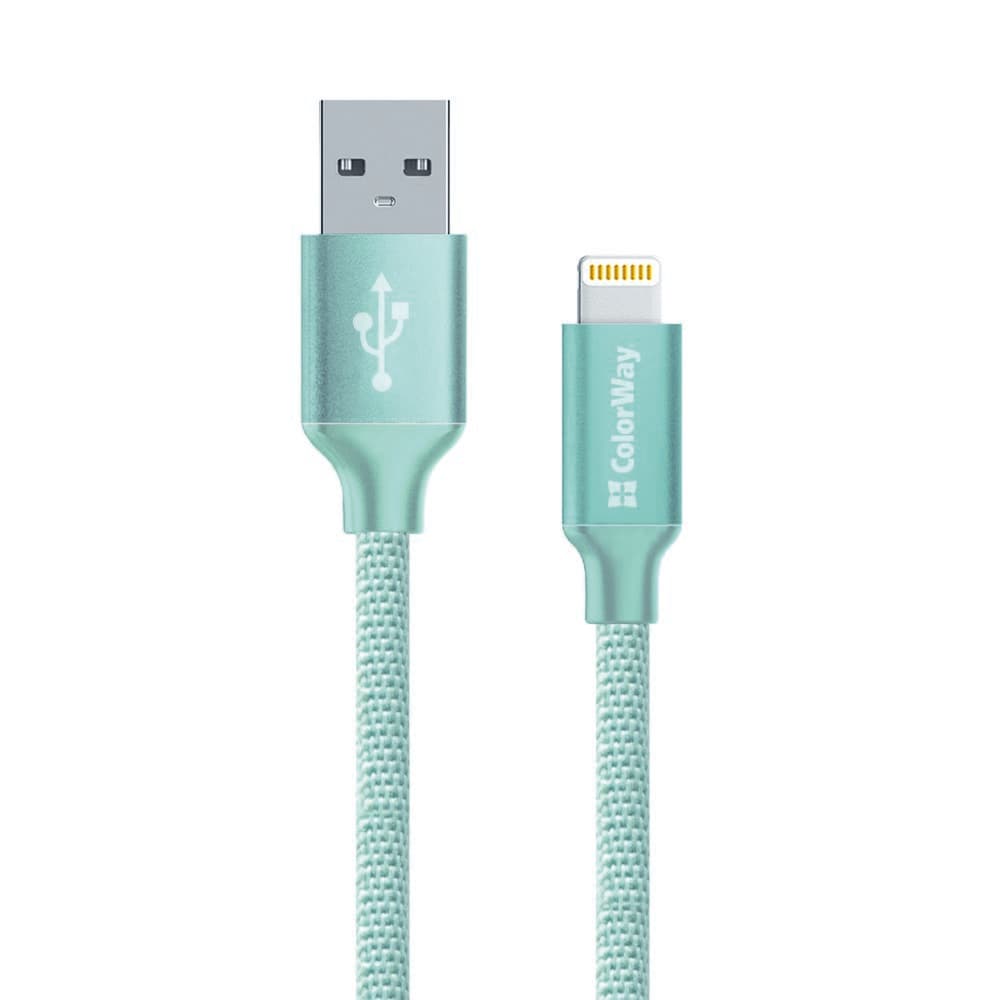 ColorWay kabel USB 2.0 na Apple Lightning 1m mátový - náhled 2