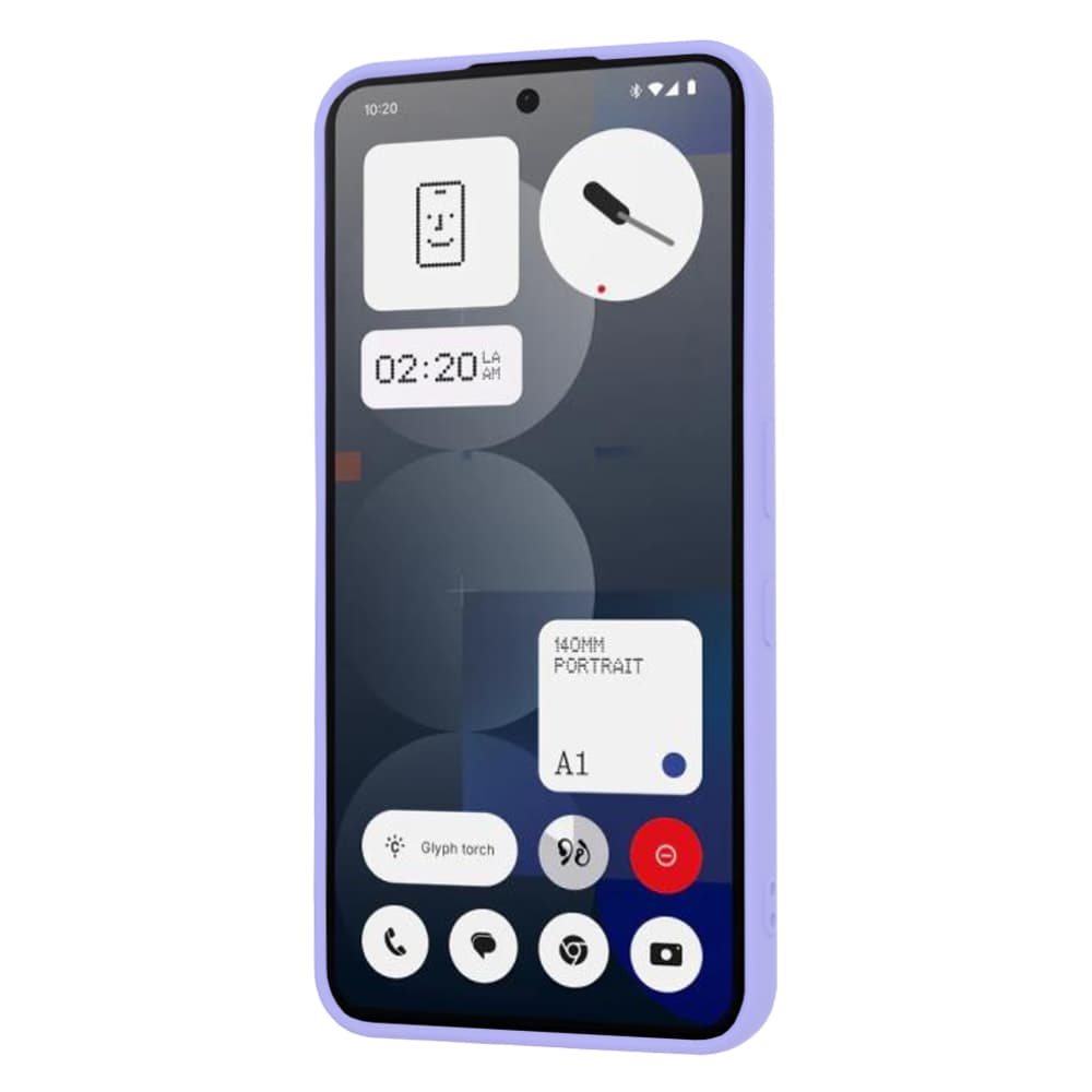 Techsuit SoftFlex Nothing Phone (3a) Pro světle fialový - náhled 2
