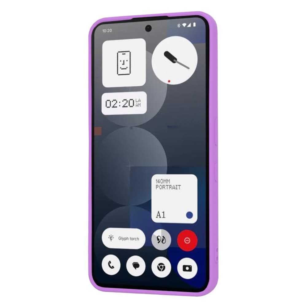 Techsuit SoftFlex Nothing Phone (3a) Pro fialový - náhled 2
