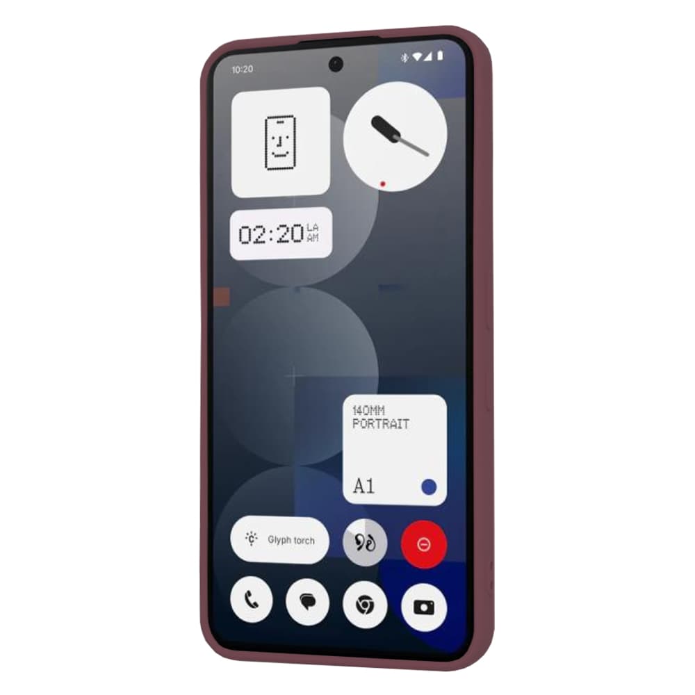 Techsuit SoftFlex Nothing Phone (3a) Pro švestkově červený - náhled 2