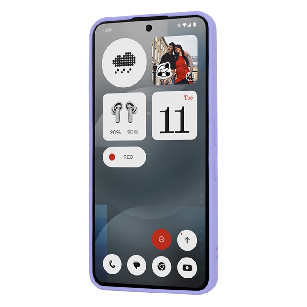 Techsuit SoftFlex Nothing Phone (3a) světle fialová - náhled 2