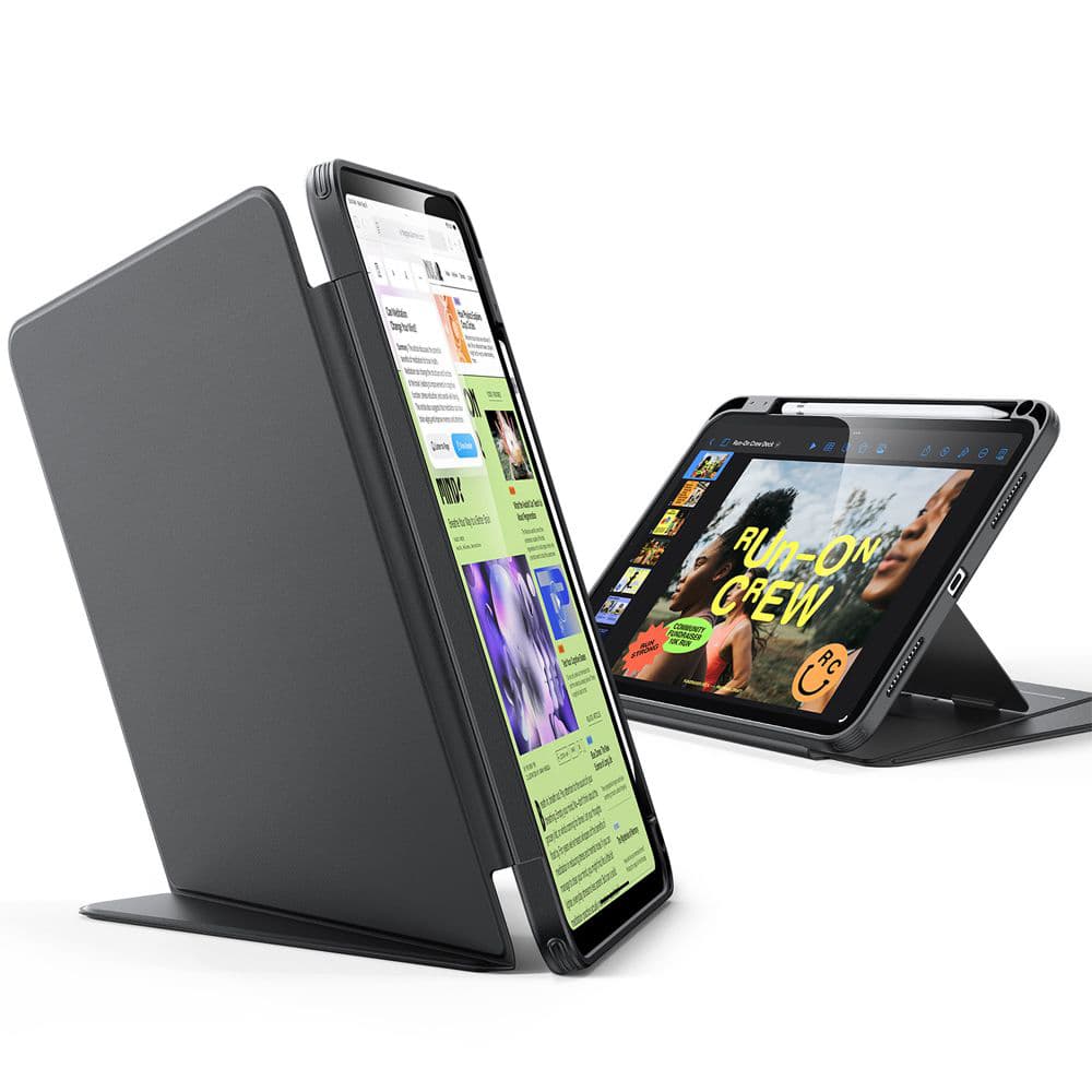 Pouzdro ESR Flip Hybrid s držákem na tužku iPad 10 (2022) 10.9 / 11 (2025) černé - náhled 2