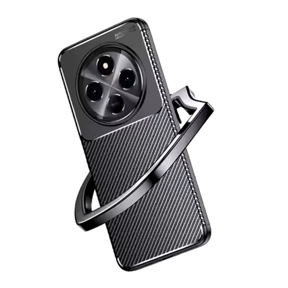 Pouzdro Techsuit CarbonFiber pro Xiaomi Redmi Note 14 Pro 4G černé - náhled 2
