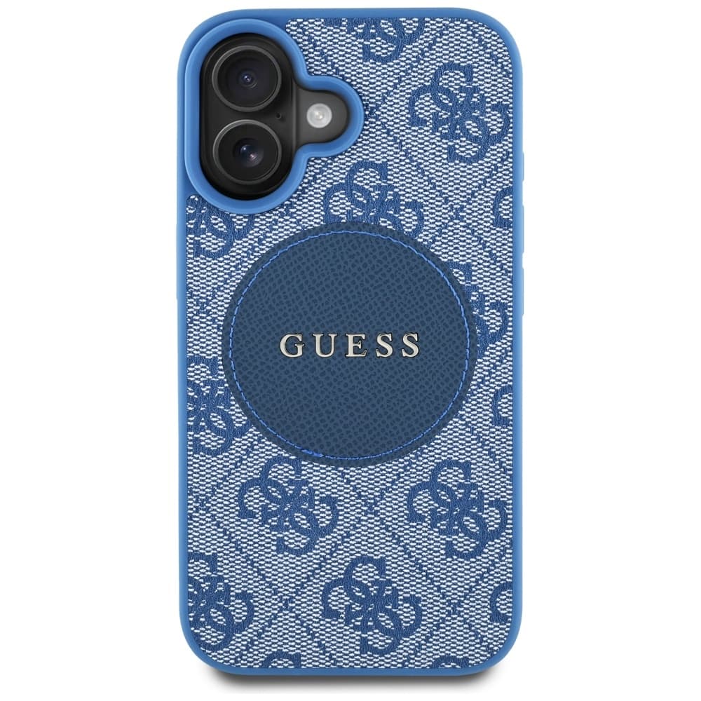 Guess 4G Circle Classic Logo MagSafe iPhone 16 modrá - náhled 2