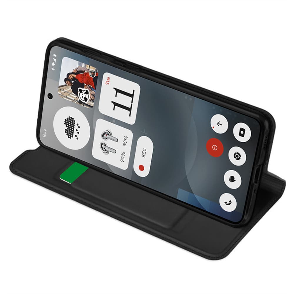 Pouzdro Techsuit Magskin Book pro Nothing Phone 3a černé - náhled 2