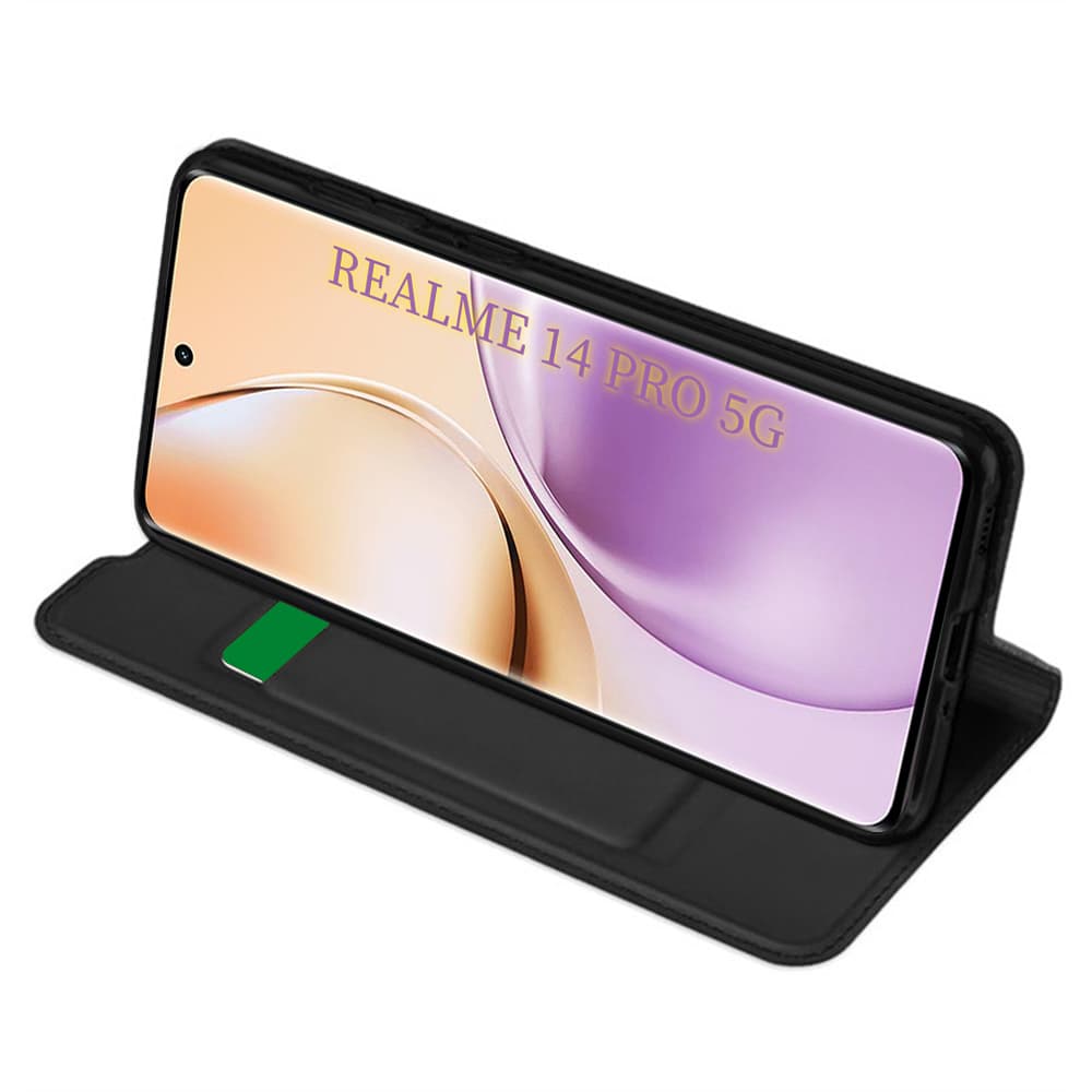 Pouzdro Techsuit Magskin Book pro Realme 14 Pro černé - náhled 2