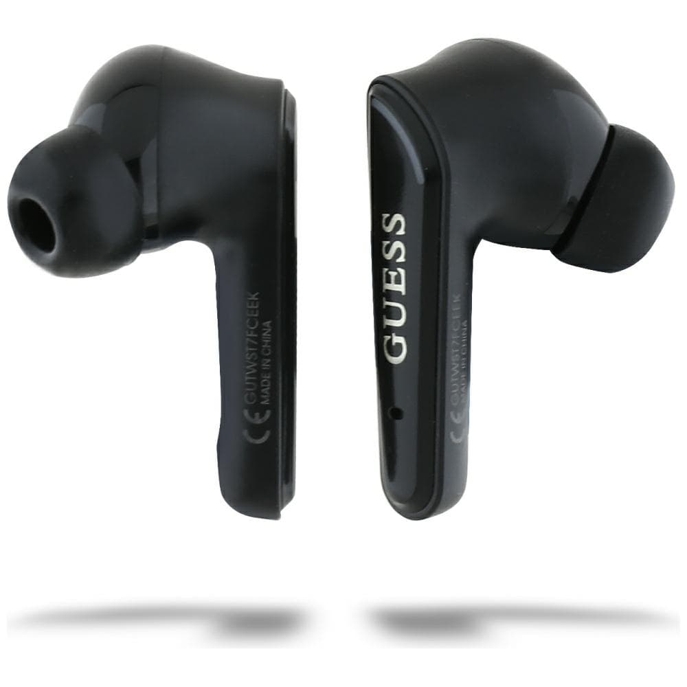 Guess Wireless Earbuds Flat Classic Logo Electroplated černé - náhled 2