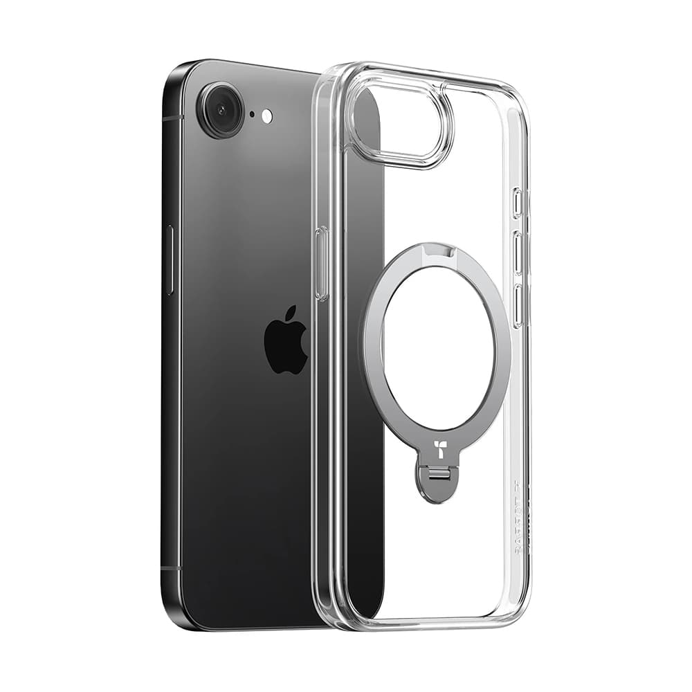 Torras Ostand Spin MagSafe Series iPhone 16e průhledný - náhled 2