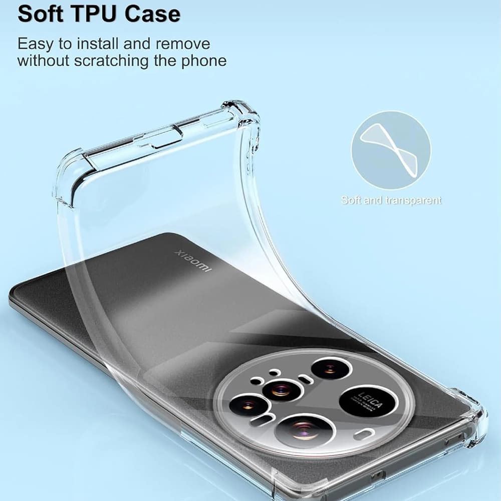Techsuit Shockproof silikonový obal Xiaomi 15 Ultra průhledný - náhled 2