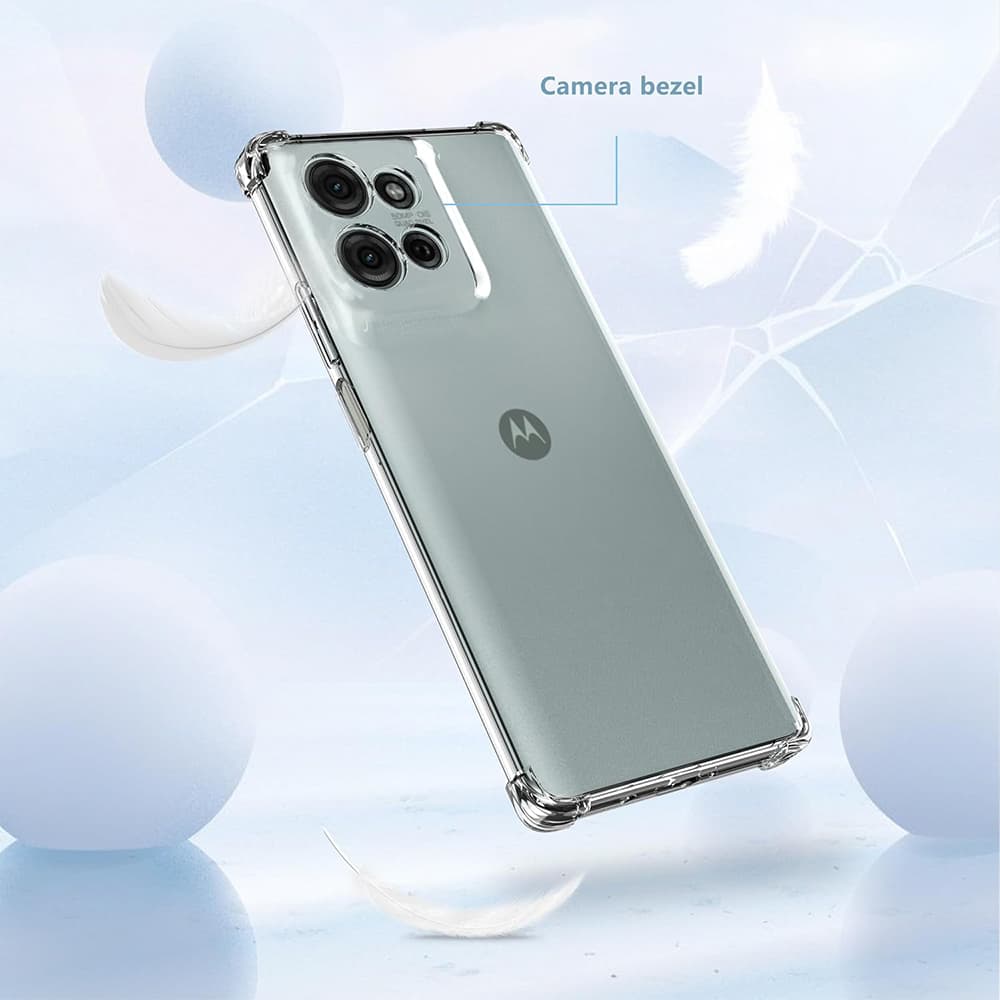 Techsuit Shockproof silikonový obal Motorola Moto G75 průhledný - náhled 2