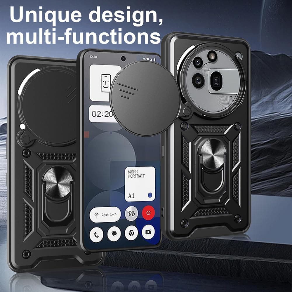 Techsuit CamShield Series pouzdro pro Nothing Phone (3a) Pro černé - náhled 2
