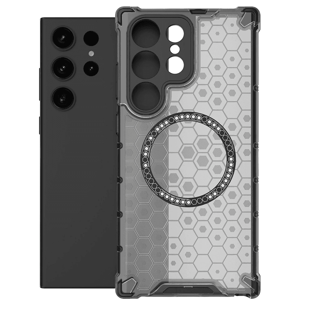 Techsuit HoneyComb Shield MagSafe pro Samsung Galaxy S24 Ultra černá - náhled 2