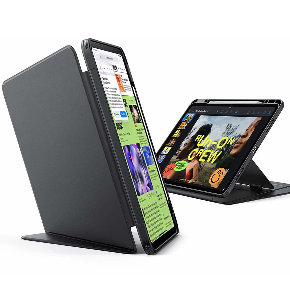 Pouzdro ESR Flip Hybrid s držákem na tužku iPad Air 13 (2024/2025) černé - náhled 2