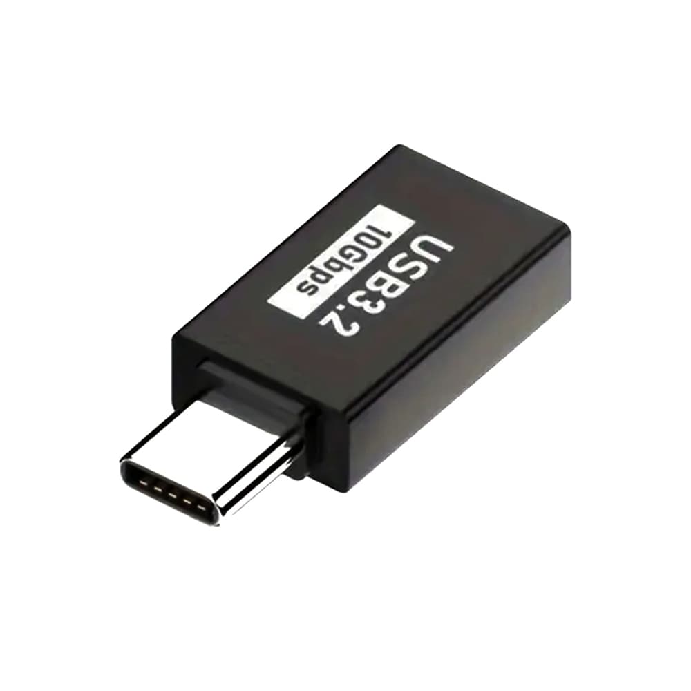 Techsuit OTG adaptér AluCoreX (A14) USB na Type-C 10Gbps černý - náhled 2