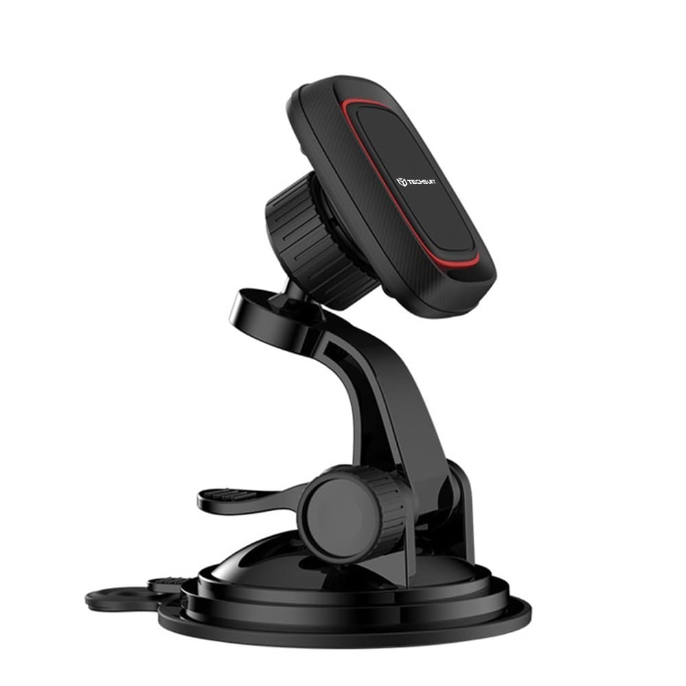 Techsuit Car Holder MagGrip S6 na palubní desku magnetický úchyt černá červená - náhled 2