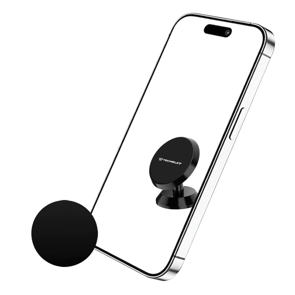 Techsuit Car Holder TinyGrip S10 univerzální magnetický držák na mobil černý - náhled 2