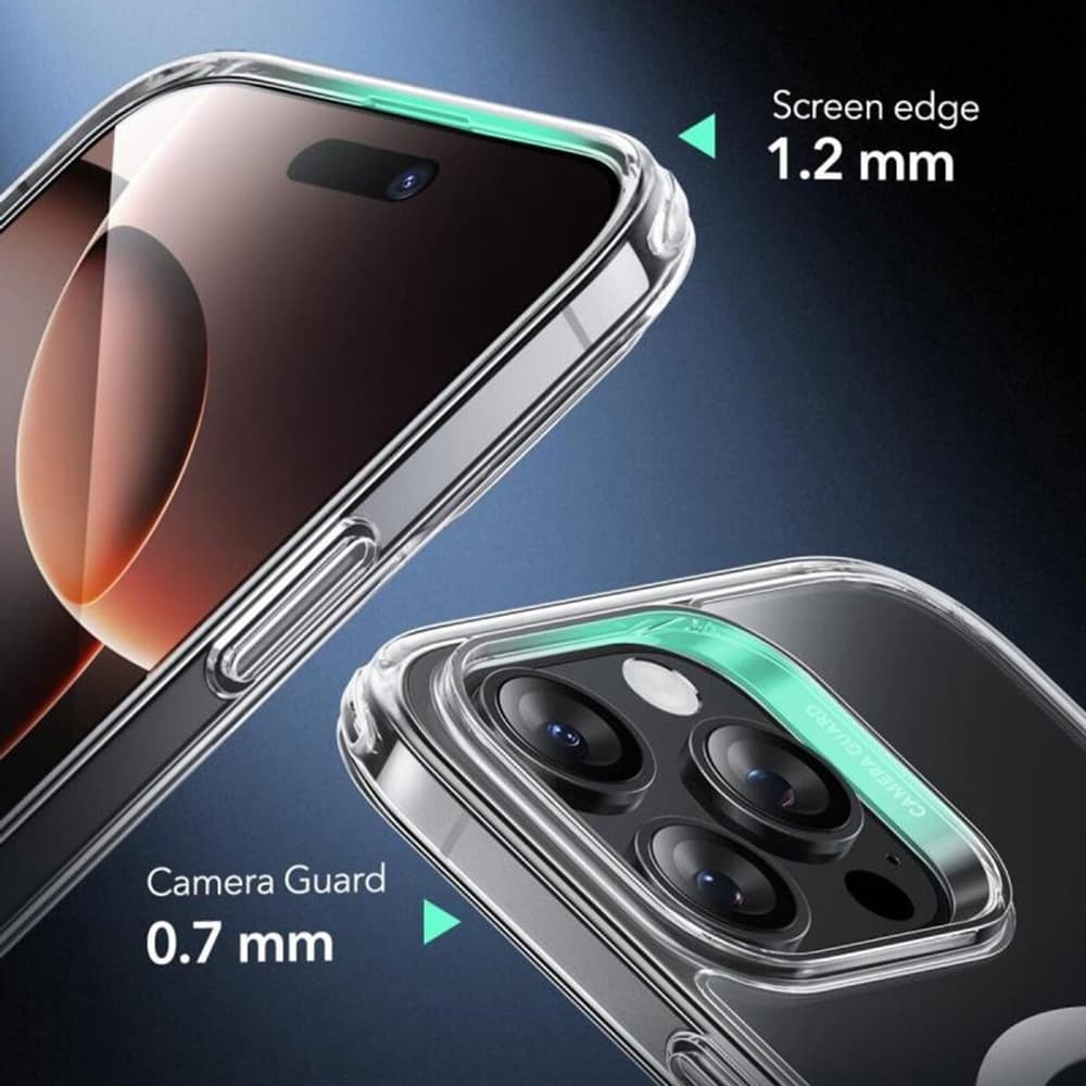 ESR Classic Hybrid HaloLock pro iPhone 16 Pro průhledný - náhled 2