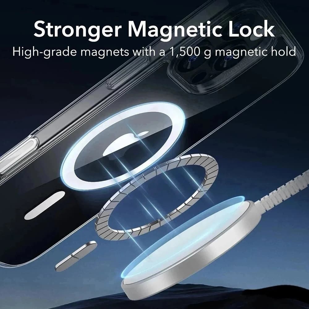 ESR Classic Hybrid HaloLock pro iPhone 16 Pro Max v matné černé - náhled 2