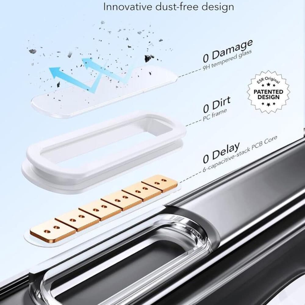 ESR Classic Hybrid HaloLock Kickstand iPhone 16 Pro matná černá - náhled 2