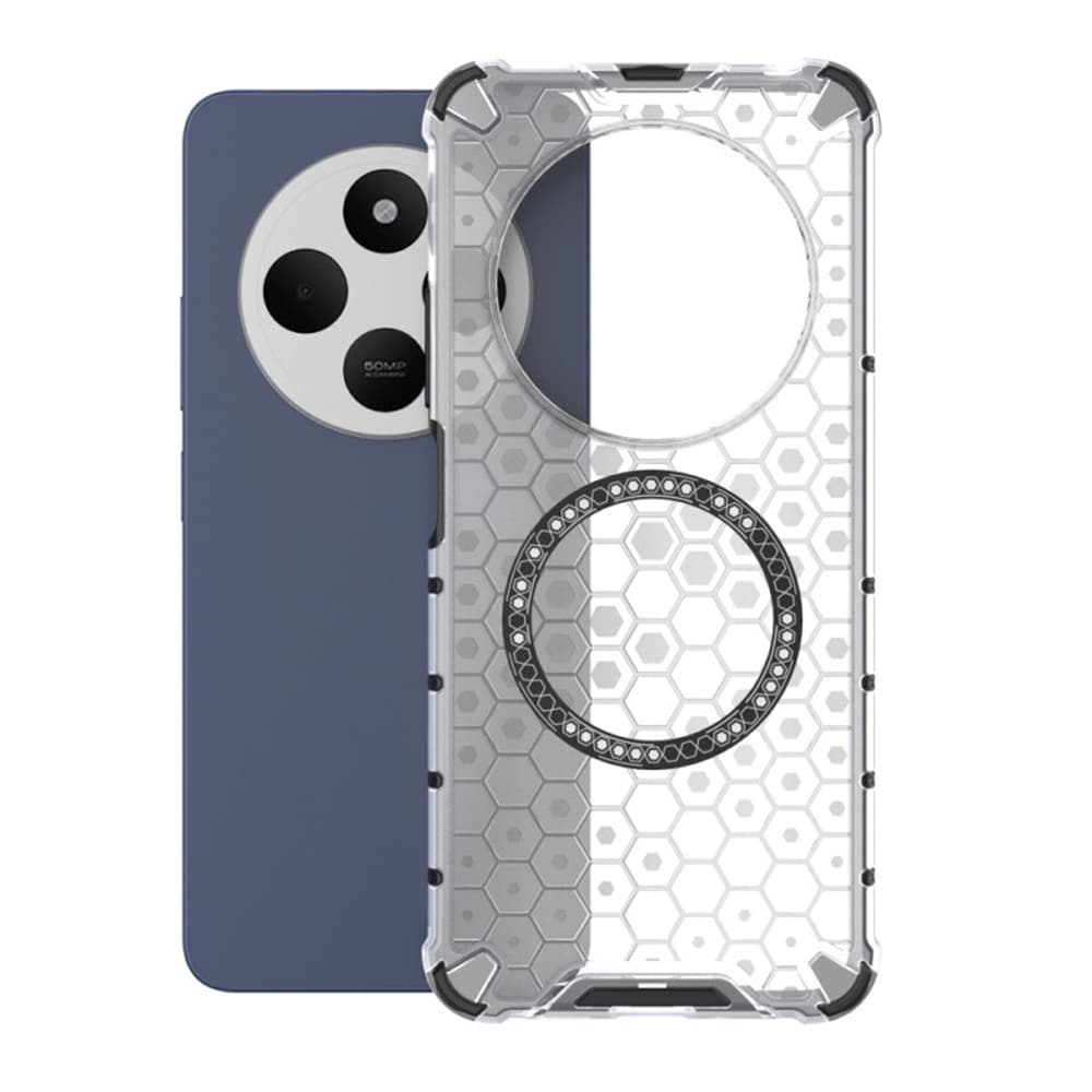 Techsuit HoneyComb Shield MagSafe pro Xiaomi Redmi 14C Poco C75 bílá - náhled 2