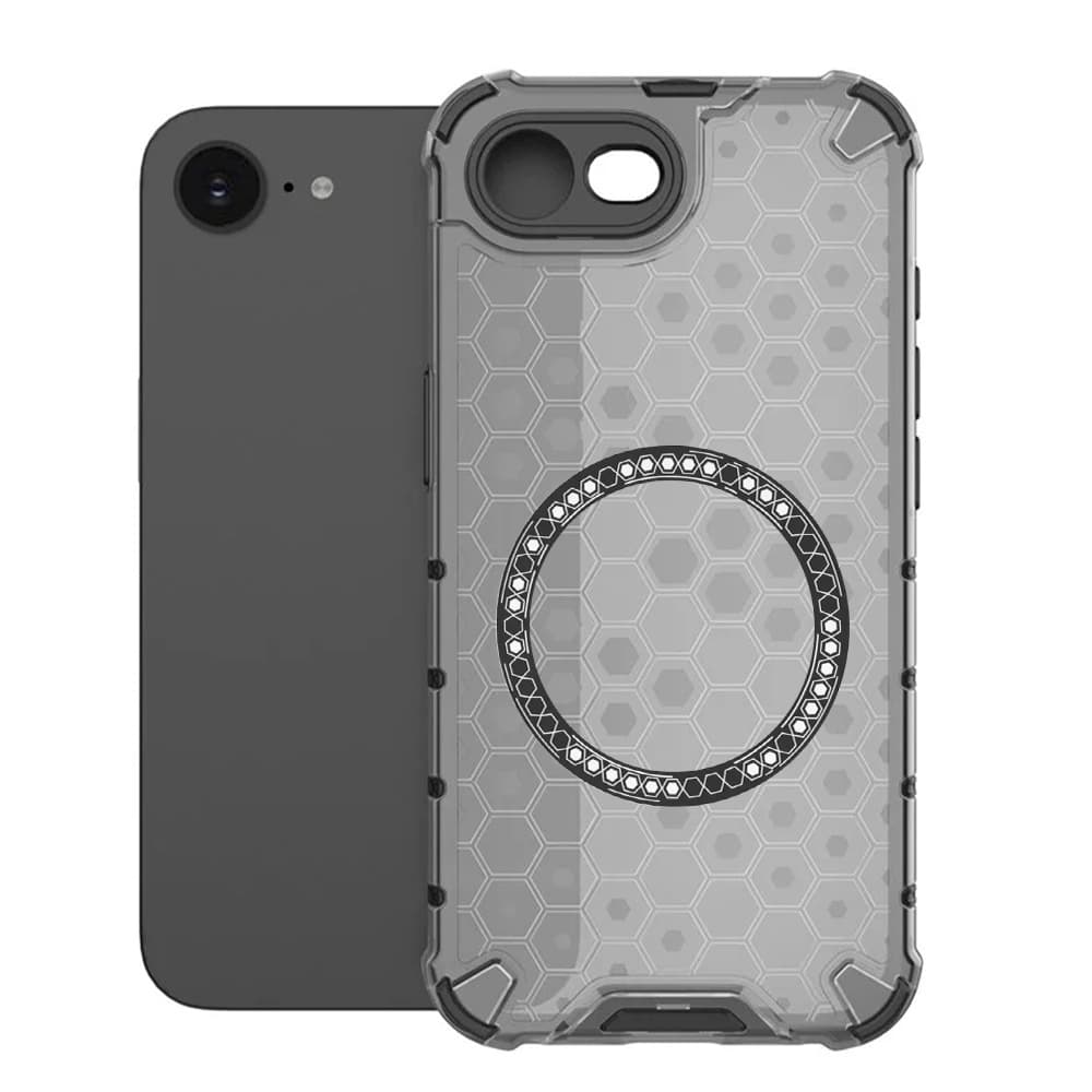 Techsuit HoneyComb Shield MagSafe pro iPhone 16e černý - náhled 2