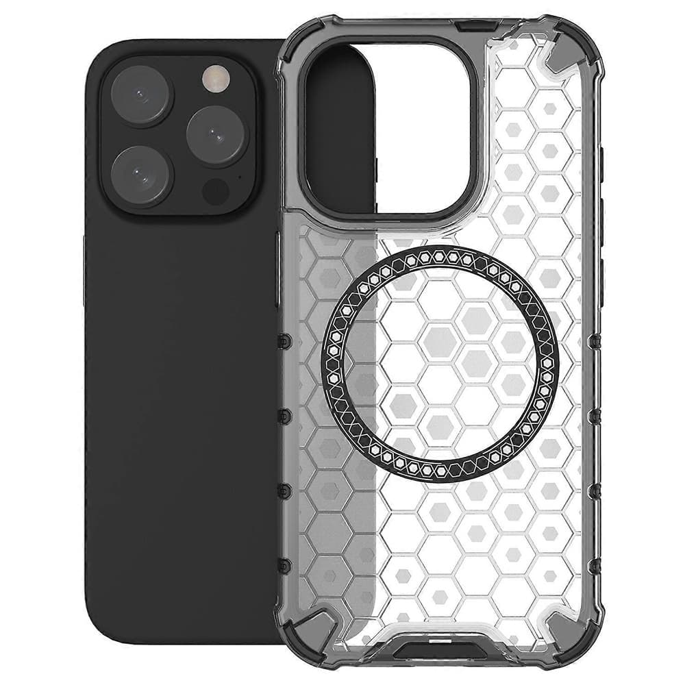 Techsuit HoneyComb Shield MagSafe pro iPhone 15 Pro Max bílý - náhled 2
