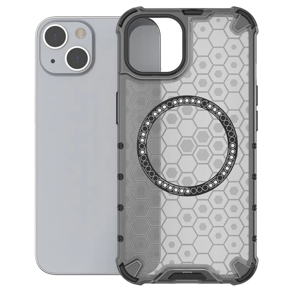 Techsuit HoneyComb Shield MagSafe pro iPhone 14 černý - náhled 2