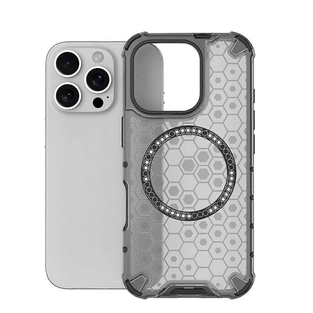 Techsuit HoneyComb Shield MagSafe pro iPhone 16 Pro černý - náhled 2
