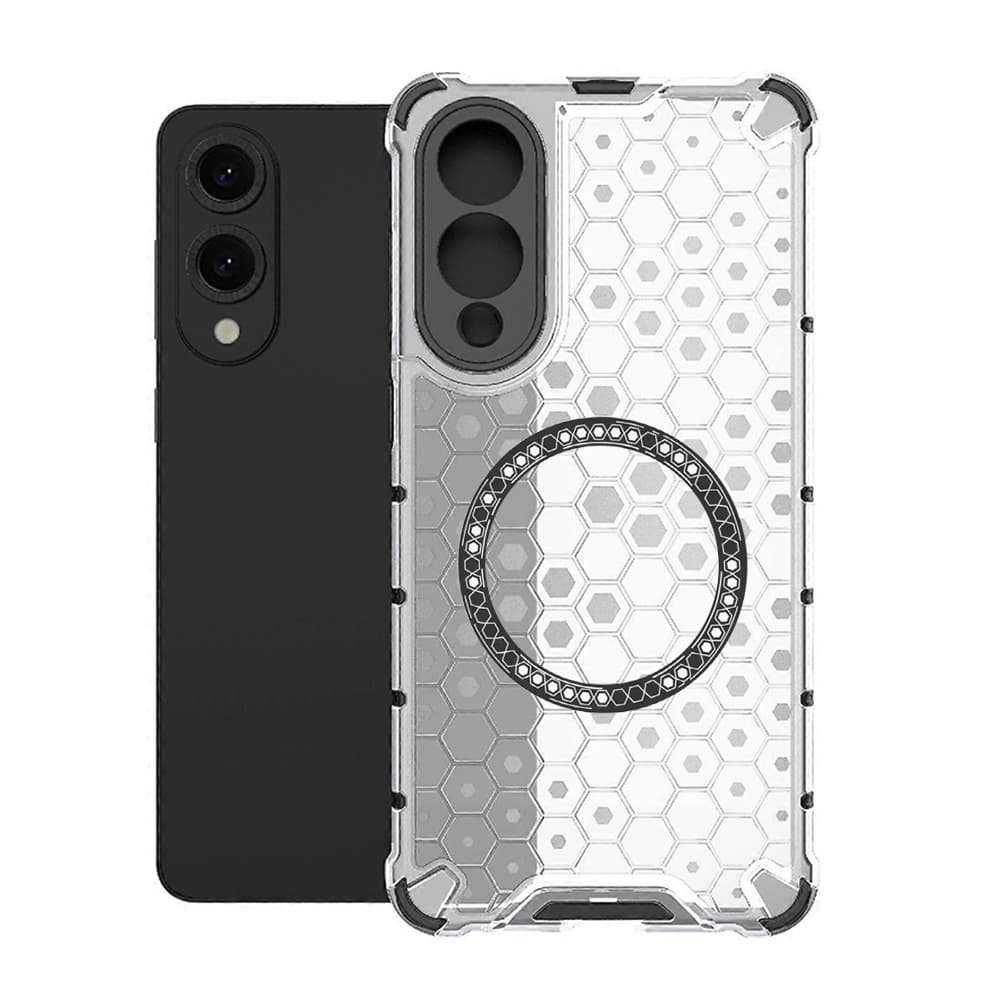 Techsuit HoneyComb Shield MagSafe pro Samsung Galaxy S25 Edge bílý - náhled 2