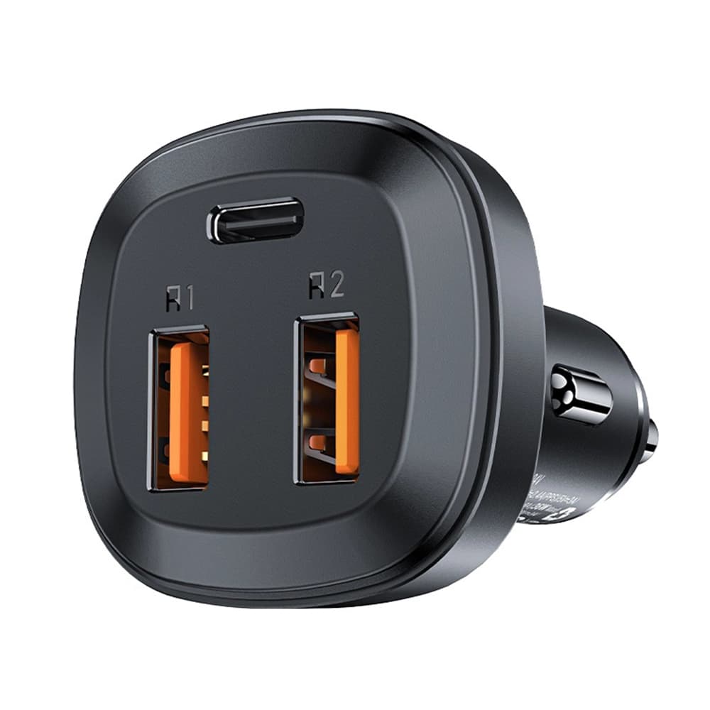 Acefast Car Charger B9 2x USB Type-C Rychlonabíječka 66W PD3.0 QC4+ Černá - náhled 2