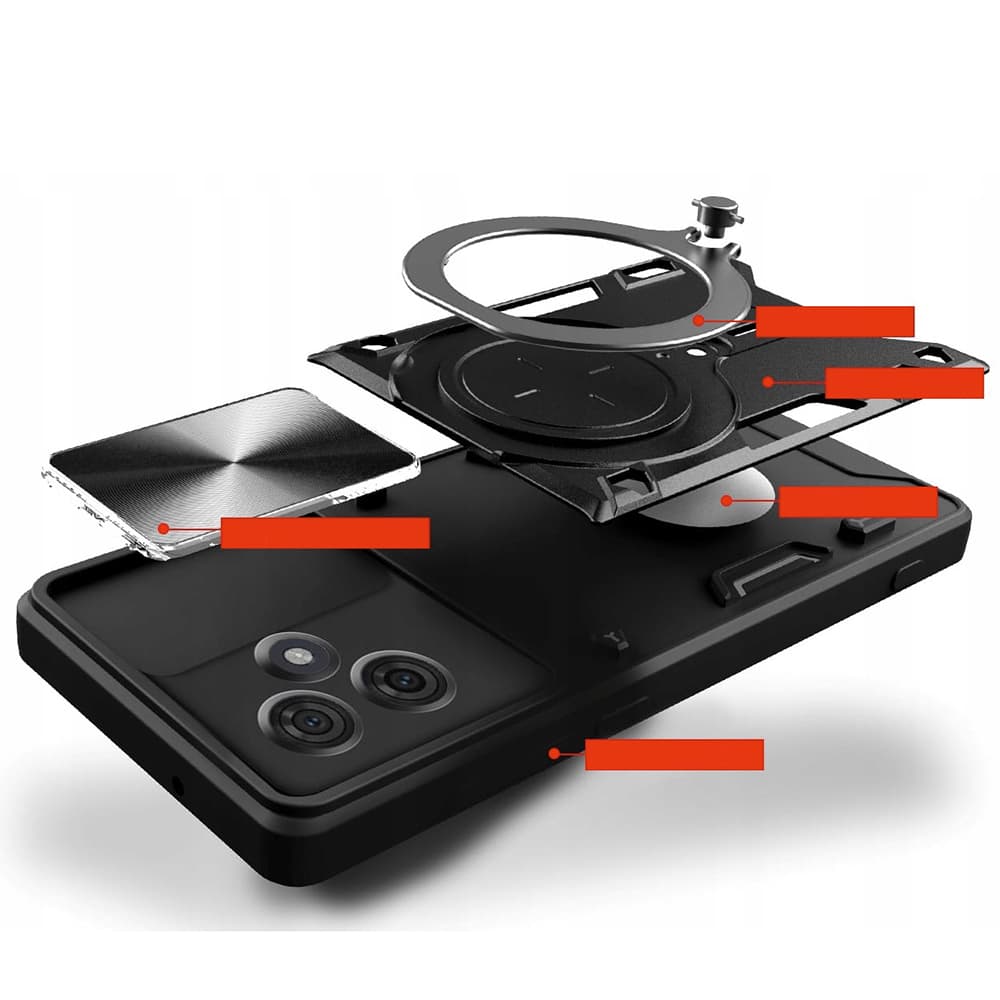 Pouzdro Techsuit CamGuard Pro pro Motorola Edge 60 Edge 60 Fusion černé - náhled 2