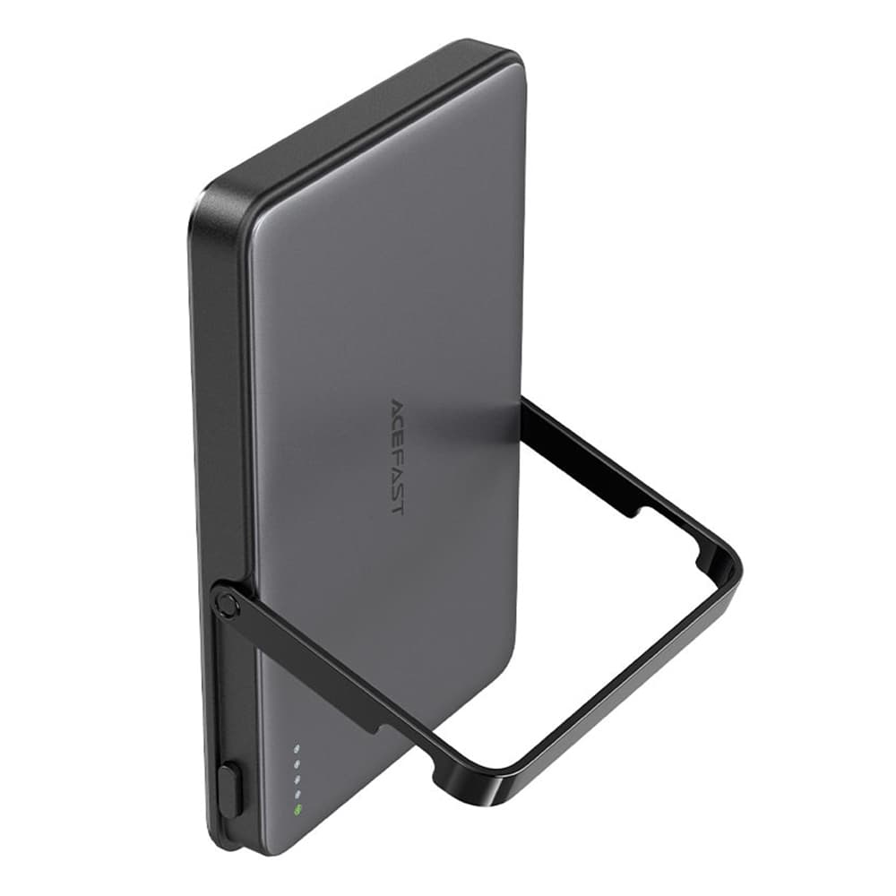Acefast Magnetic Wireless Power Bank M16-5000 s USB-C 5000mAh černá - náhled 2