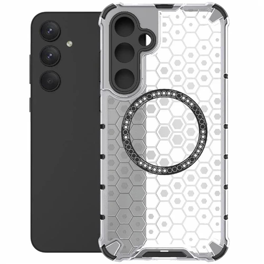 Techsuit HoneyComb Shield MagSafe pro Samsung Galaxy A35 5G bílý - náhled 2