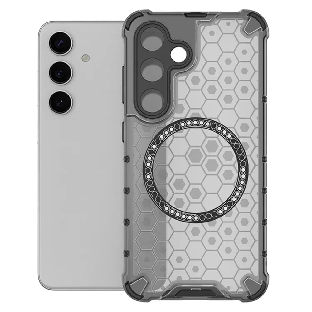 Techsuit HoneyComb Shield MagSafe pro Samsung Galaxy S25 Plus černá - náhled 2